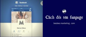 Cách đổi tên fanpageCách đổi tên fanpage