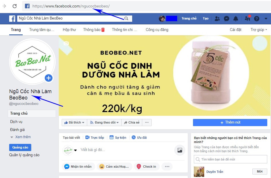 Đặt tên fanpage chuẩn seo