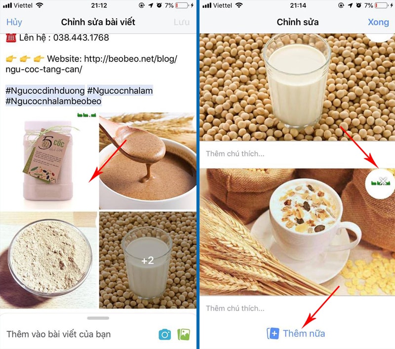 Đổi ảnh bài viết không mất like