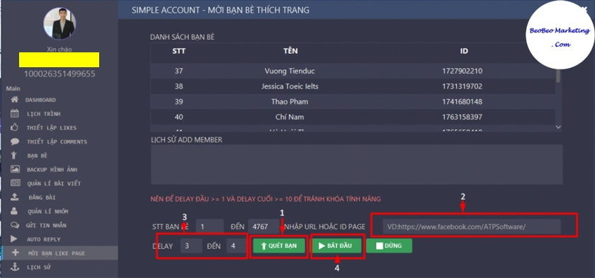 phần mềm tăng like facebook