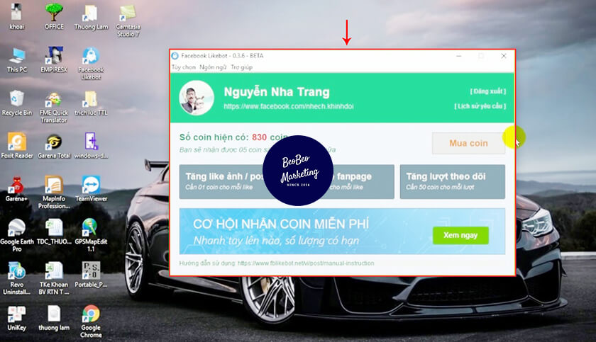 phần mềm tăng like fanpage