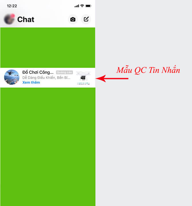 quảng cáo tin nhắn trên facebook