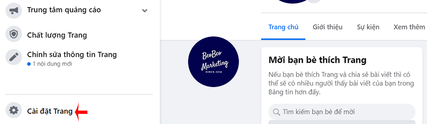 thêm quản trị viên cho page