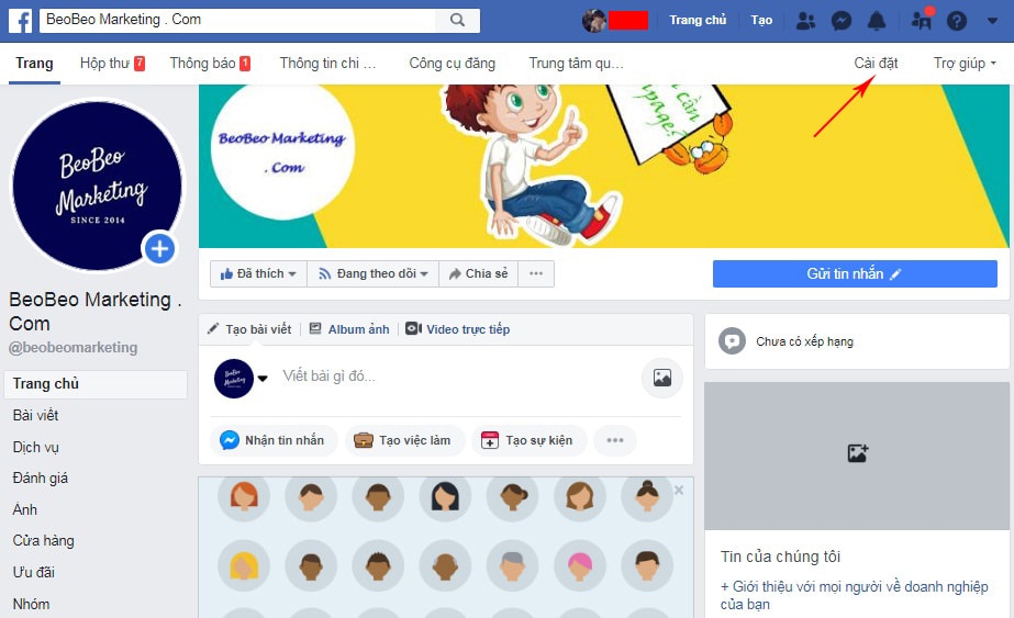 Cách thêm tab cho fanpage Facebook