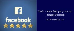 hack đánh giá fanpage