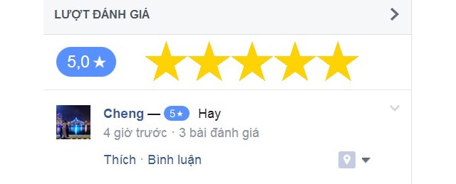 Đánh giá facebook