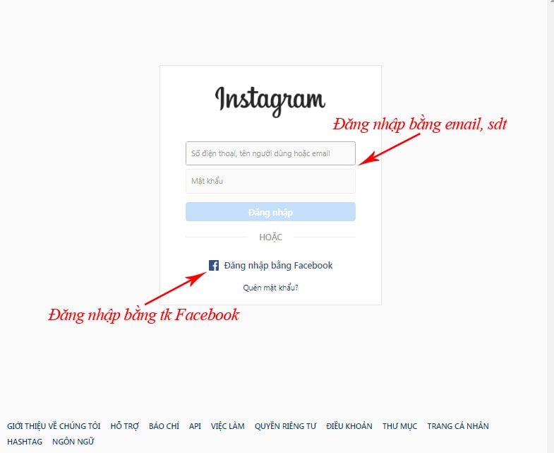 cách liên kết instagram với fanpage
