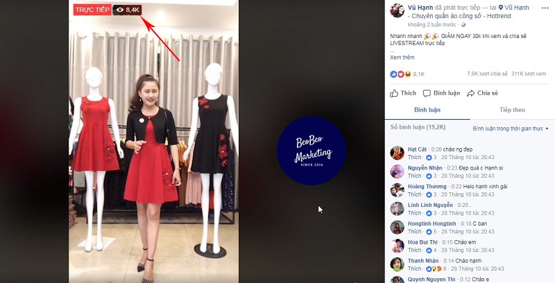 dịch vụ tăng lượt xem livestream