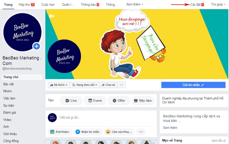 tạo tài khoản instagram cho fanpage