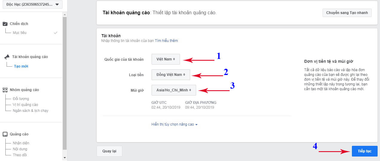 chạy quảng cáo trên facebook 