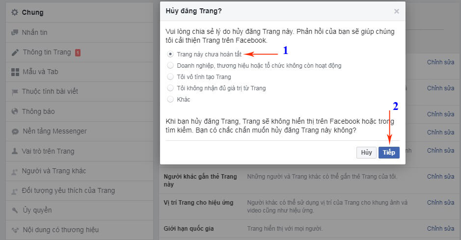 fanpage tiếp cận thấp