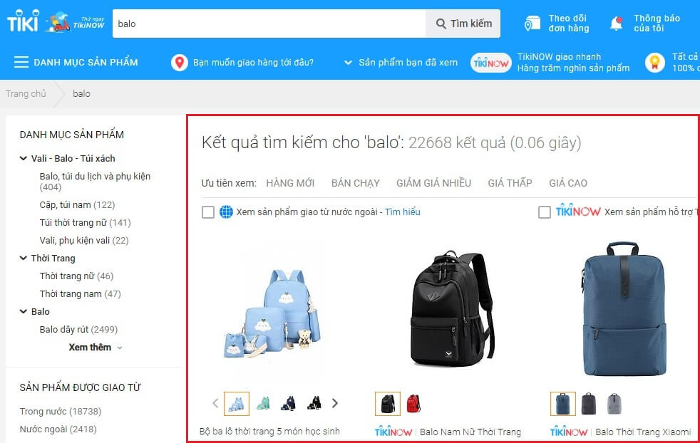 bán hàng online trên tiki