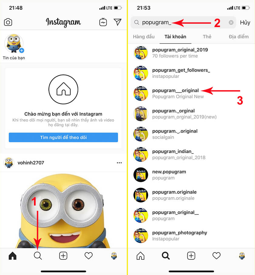 cách hack follow instagram