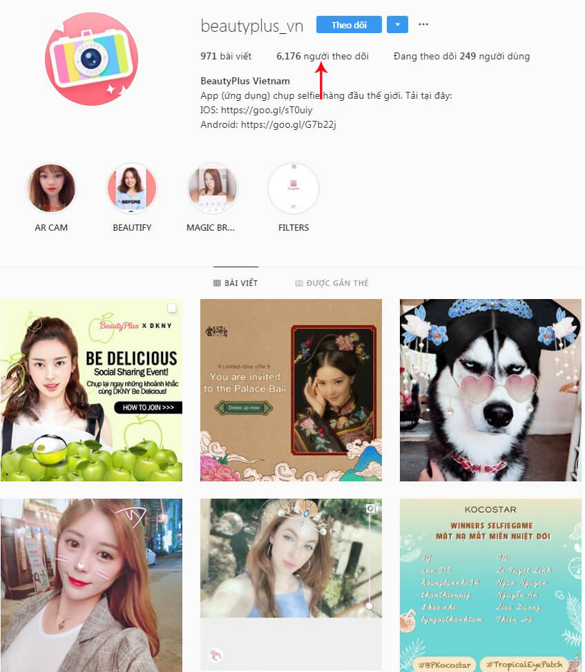 giá bán nick instagram