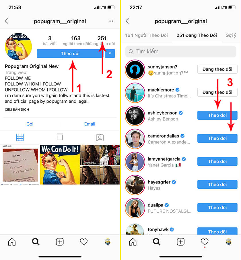 hack follow instagram miễn phí