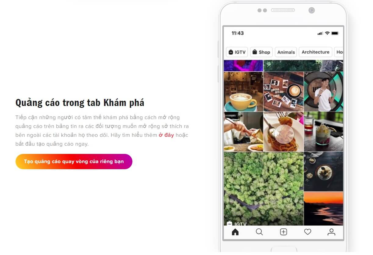 hướng dẫn quảng cáo trên instagram