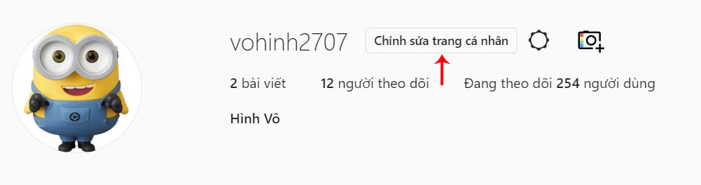 Không đổi được tên Instagram
