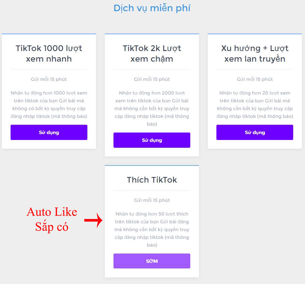 auto lượt xem tiktok