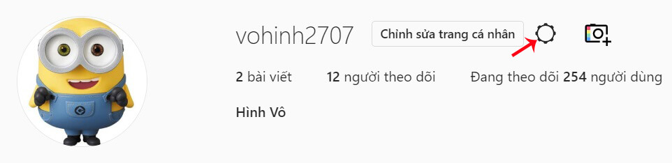đăng xuất instagram trên máy tính