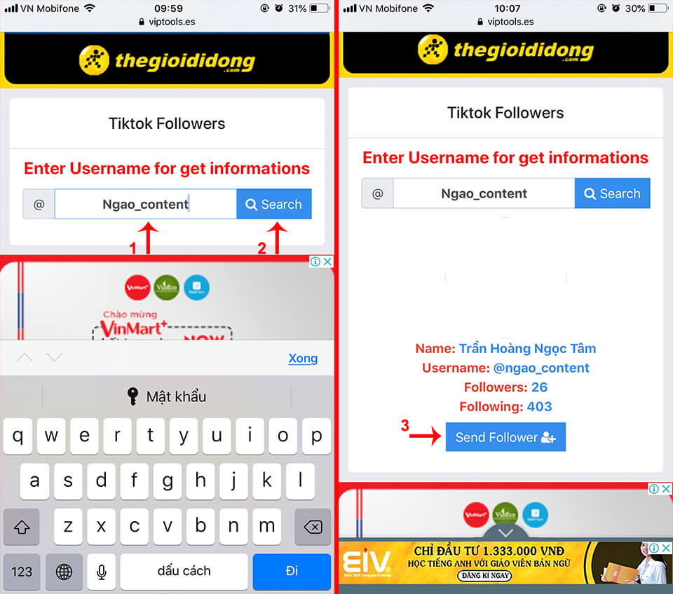phần mềm auto follow tik tok