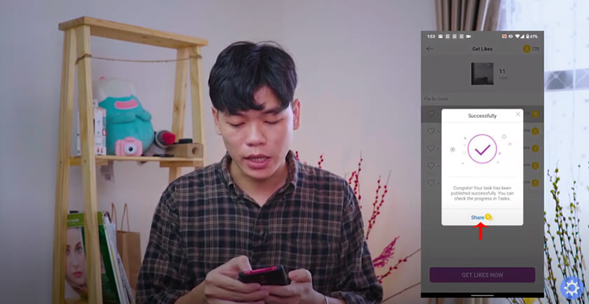 cách auto like instagram