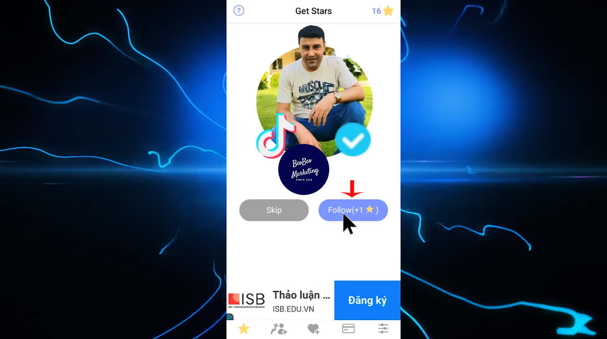 chạy follow tik tok