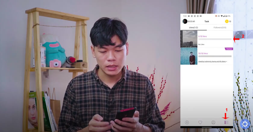 cách auto like instagram