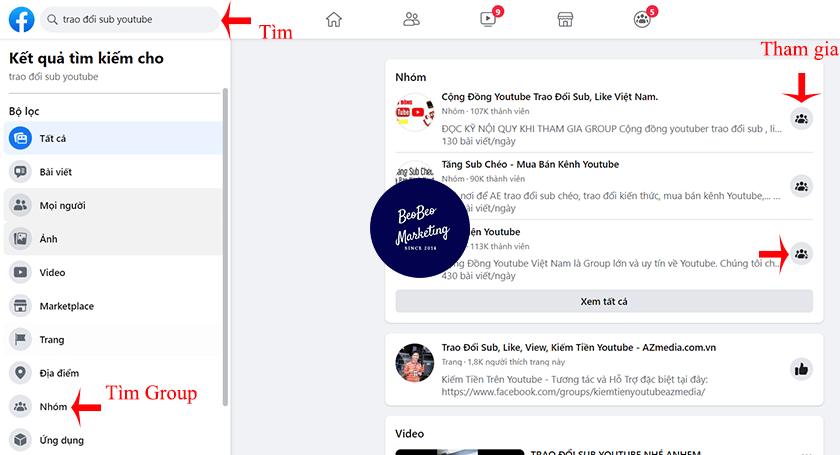 trao đổi sub youtube