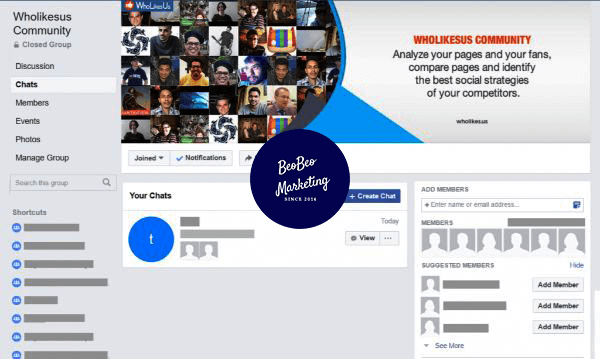 cách tạo nhóm chat