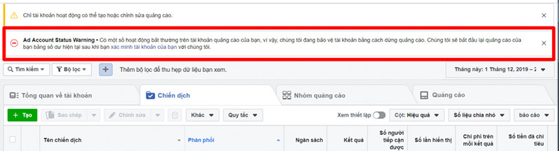Fanpage bị gắn cờ